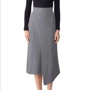 Caara asymmetrical gray skirt